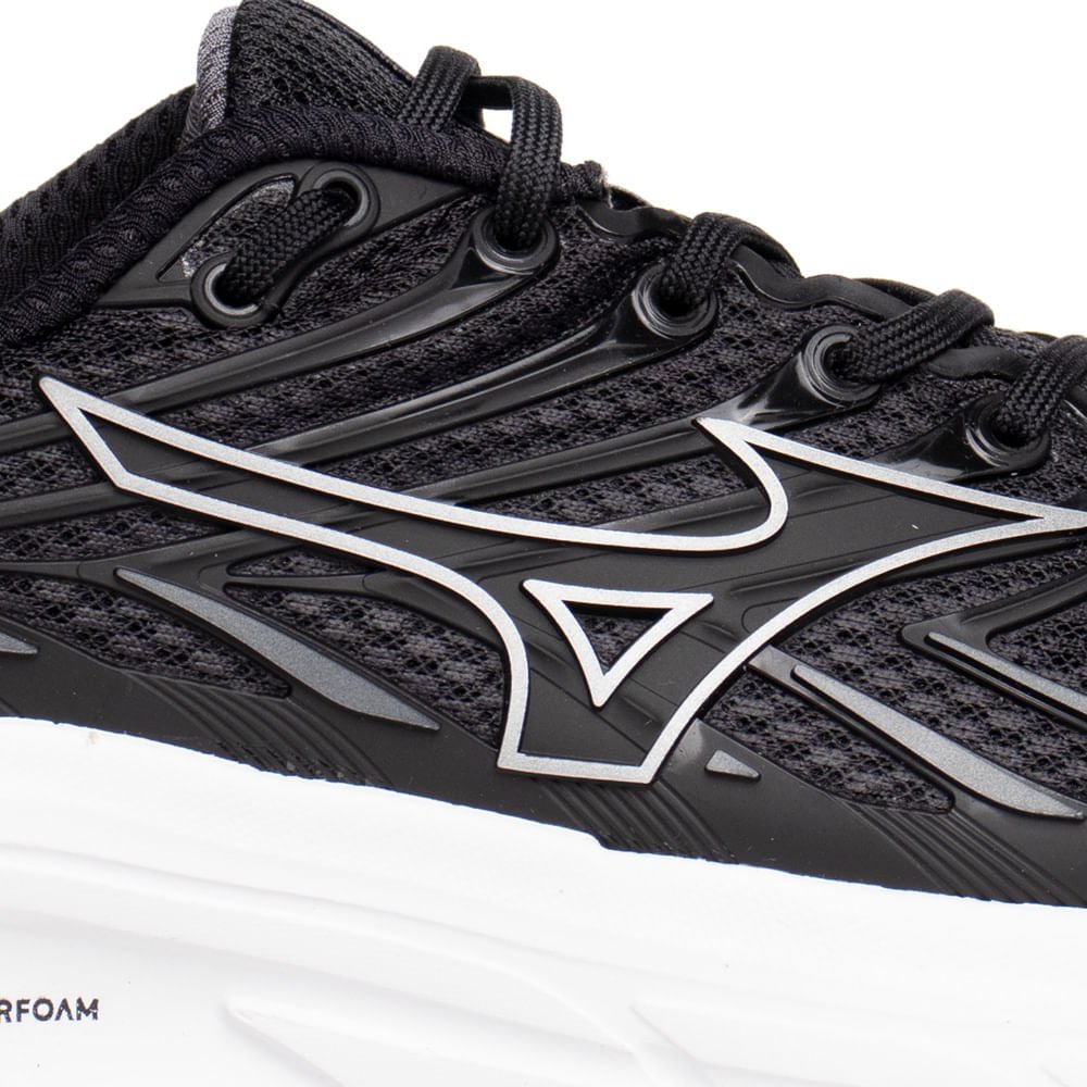 Tênis Masculino Mizuno Jet 8 Esportivo Preto/Prata Preto 5