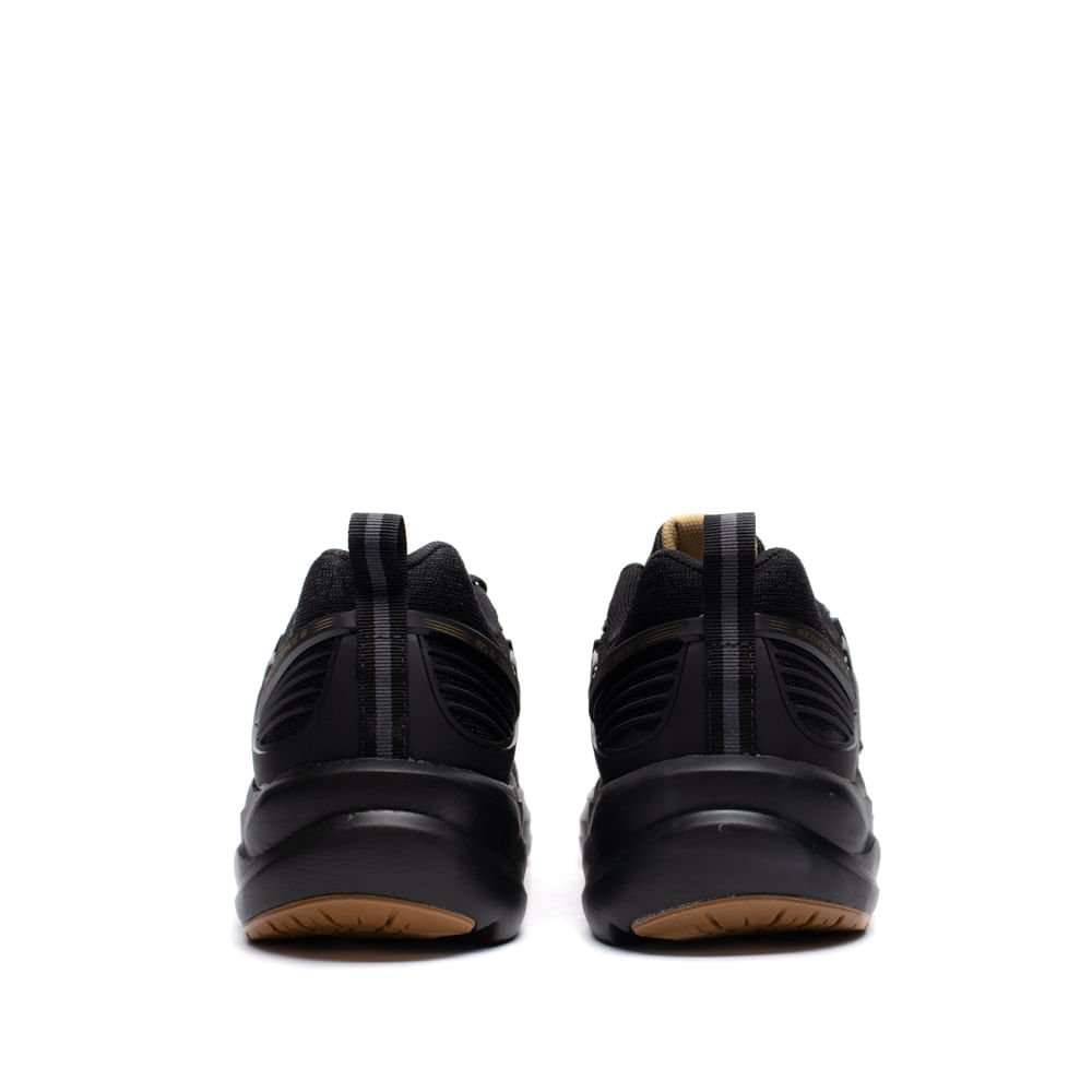 Tênis Masculino Mizuno Space 6 Corrida Preto/Dourado Preto 3