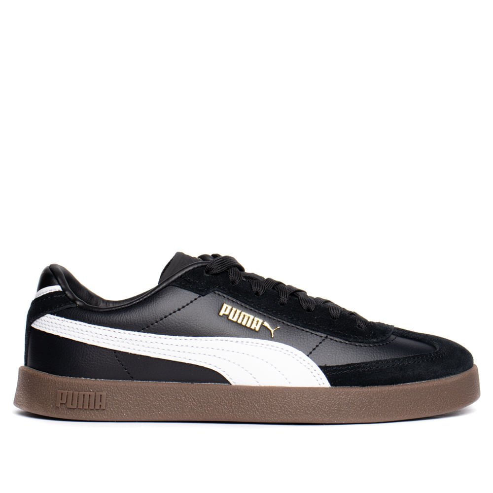 Tênis Feminino Puma Club II Era Casual Preto/Marrom