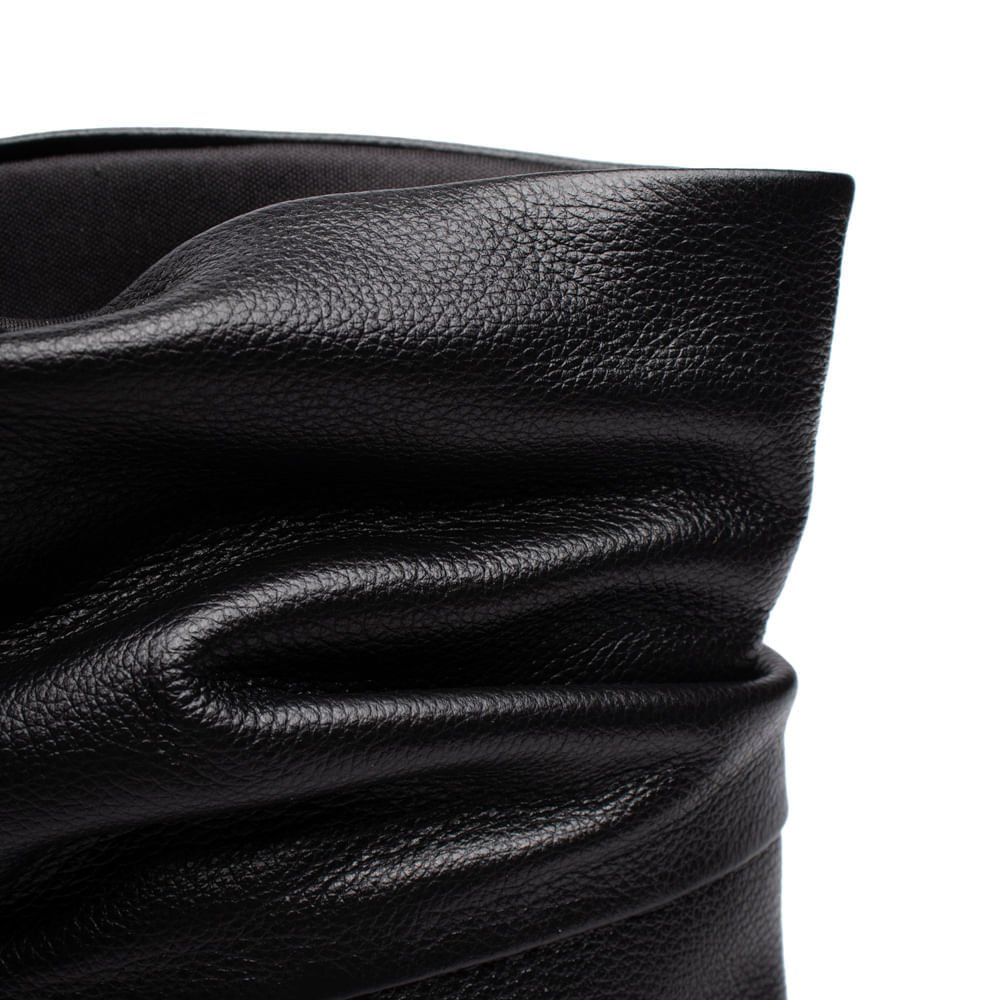 Bota Feminina Via Marte Couro Enrugada Preto Preto 7