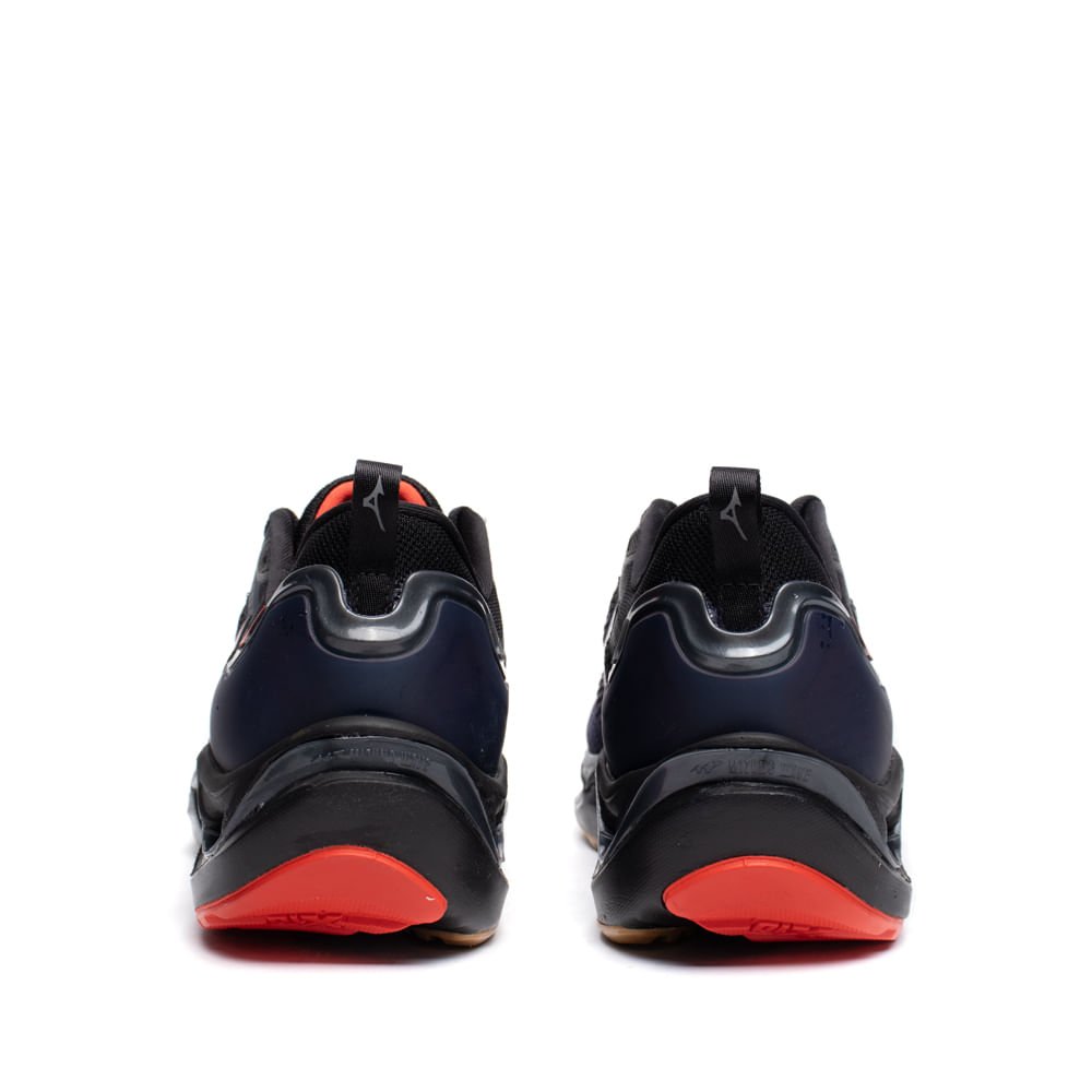 Tênis Masculino Mizuno Wave Stratos 3 Corrida Marinho/Preto Azul Marinho 3