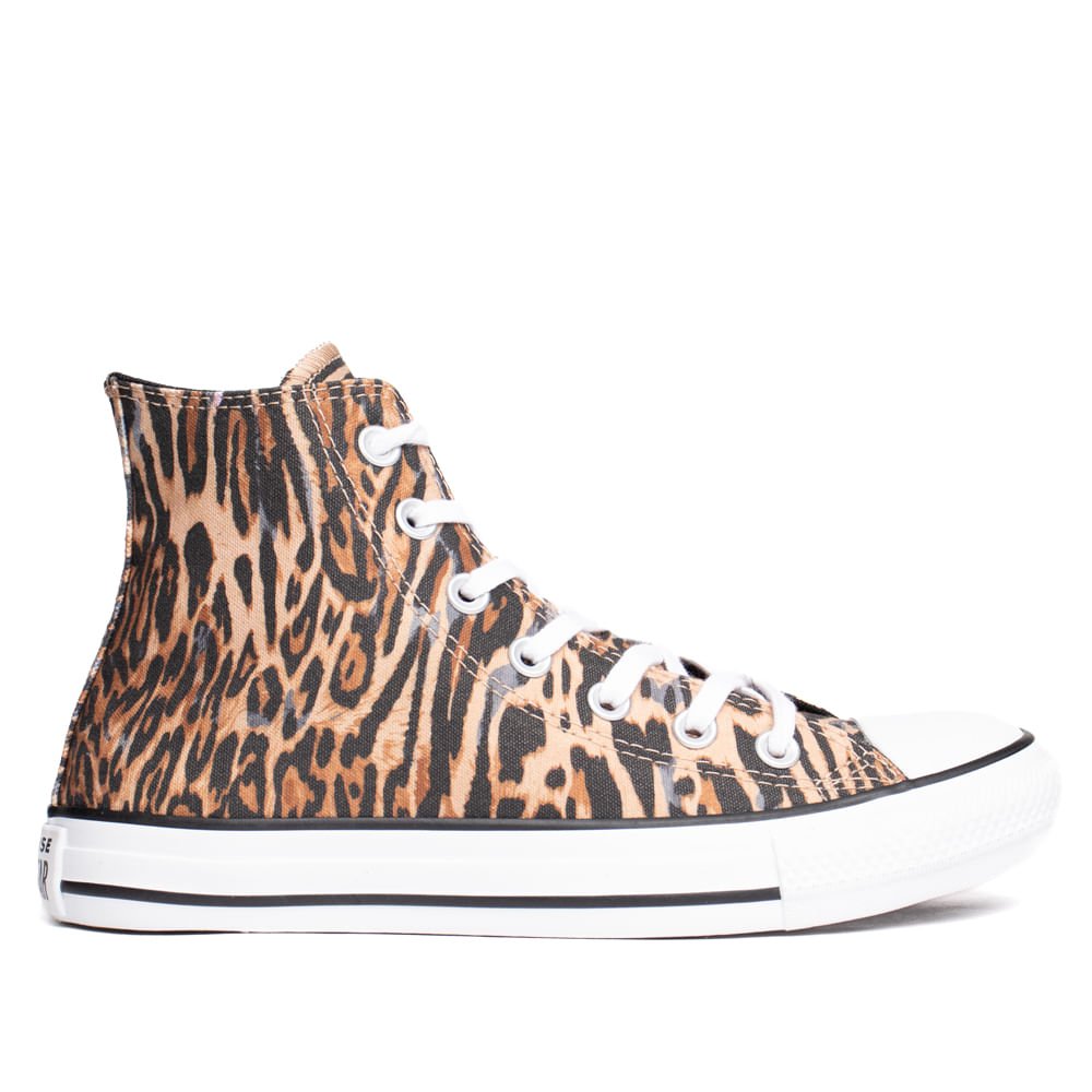 Tênis Feminino Converse Chuck Taylor All Star Preto/Laranja