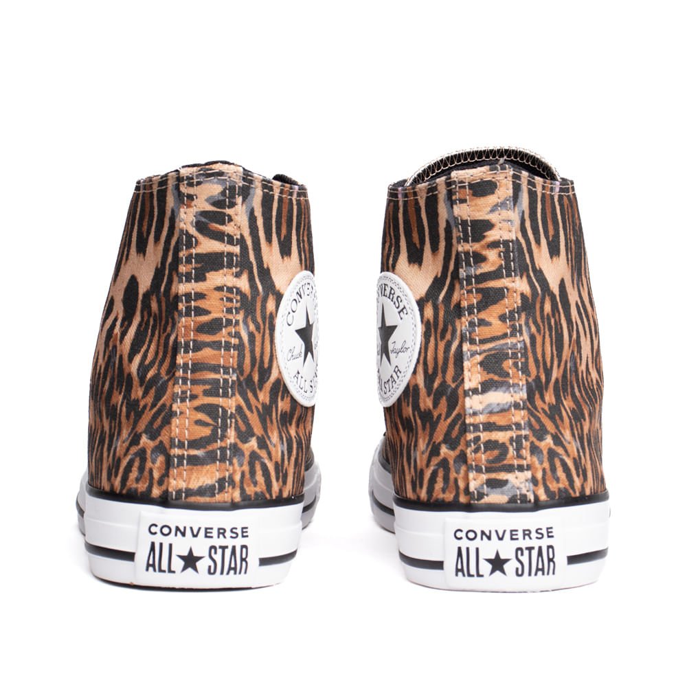 Tênis Feminino Converse Chuck Taylor All Star Preto/Laranja Preto/Laranja 3