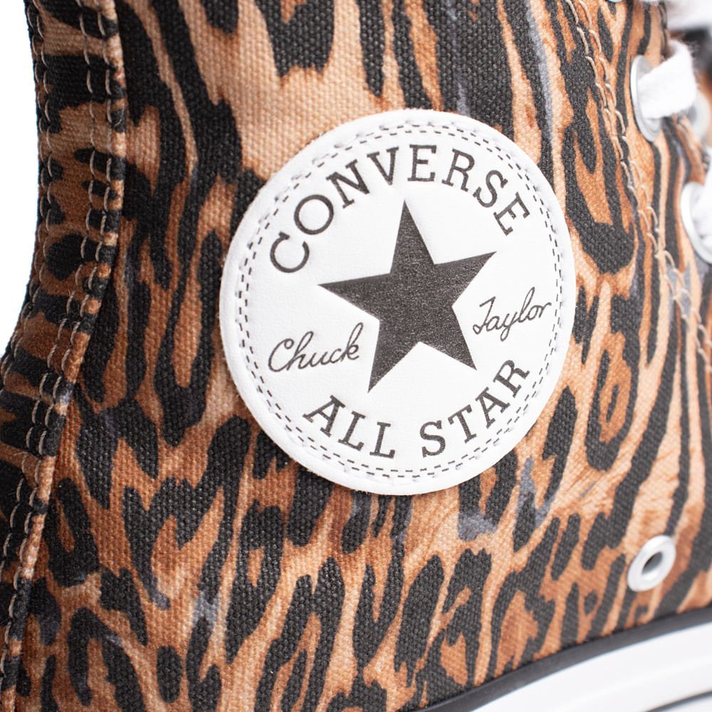 Tênis Feminino Converse Chuck Taylor All Star Preto/Laranja Preto/Laranja 5