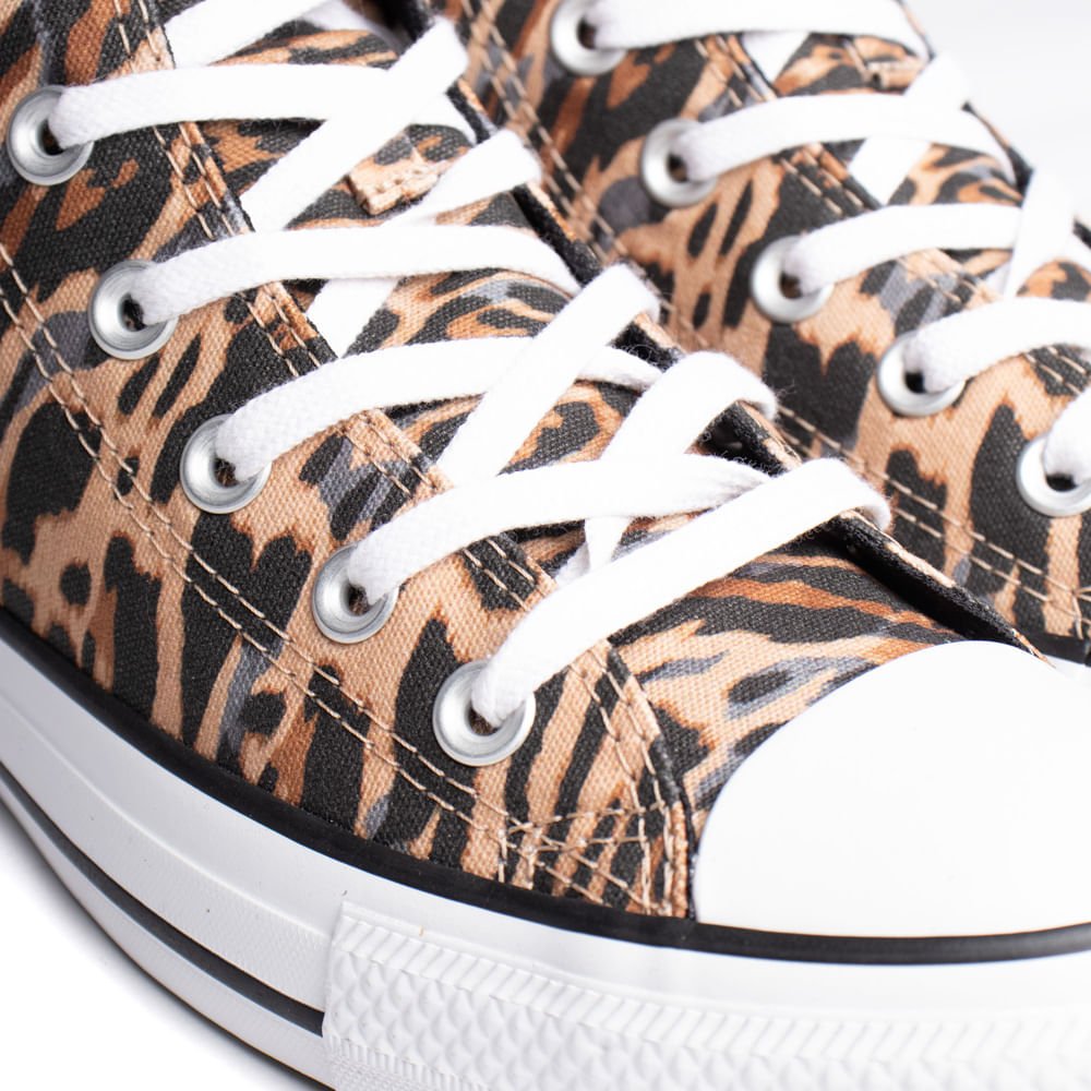 Tênis Feminino Converse Chuck Taylor All Star Preto/Laranja Preto/Laranja 6