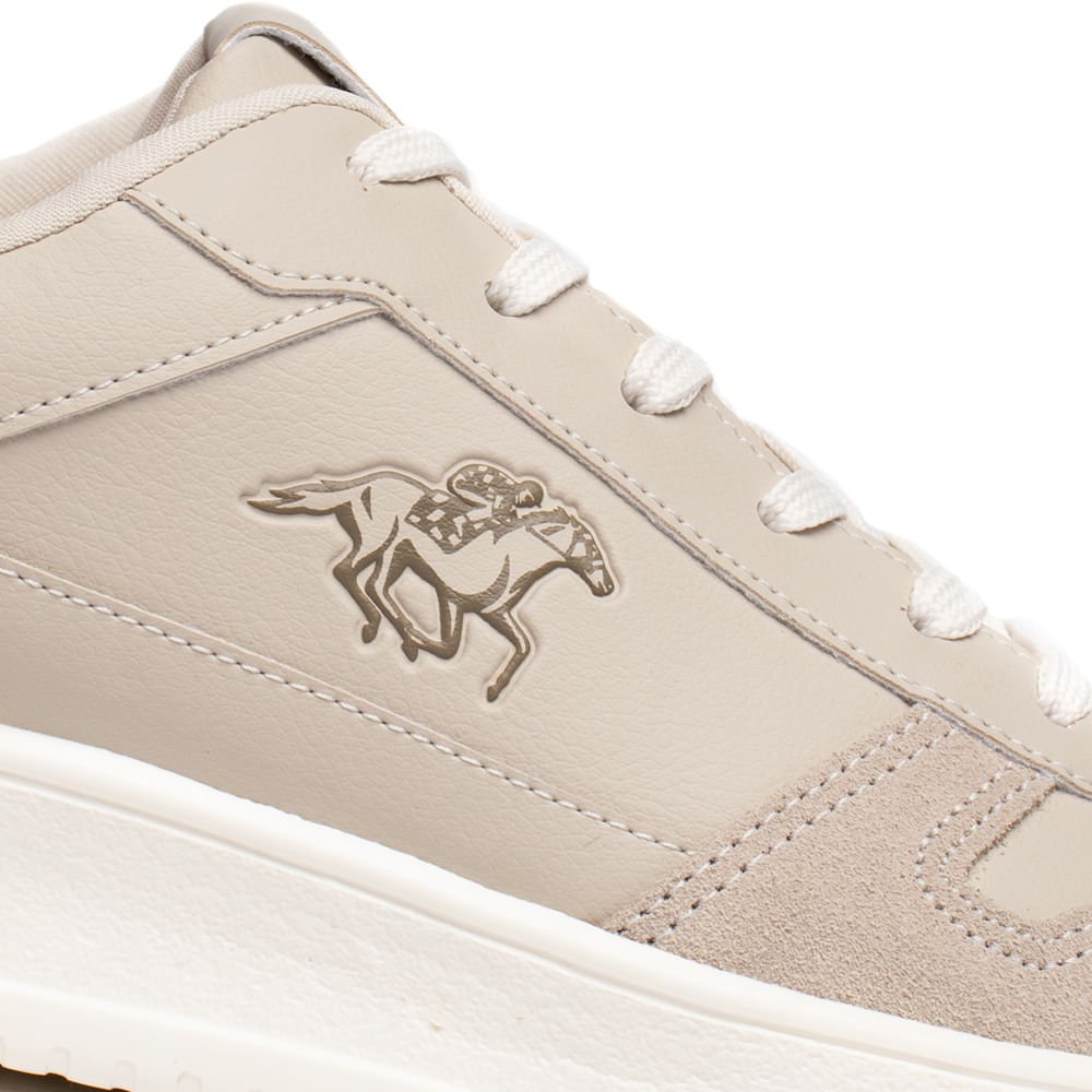 Sapatênis Masculino Polo Go Casual Bege/Cinza Bege 5