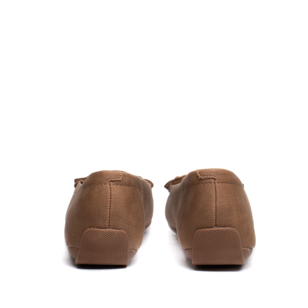 Mocassim Feminino Modare Napa Veluna Calce Fácil Marrom Marrom 3