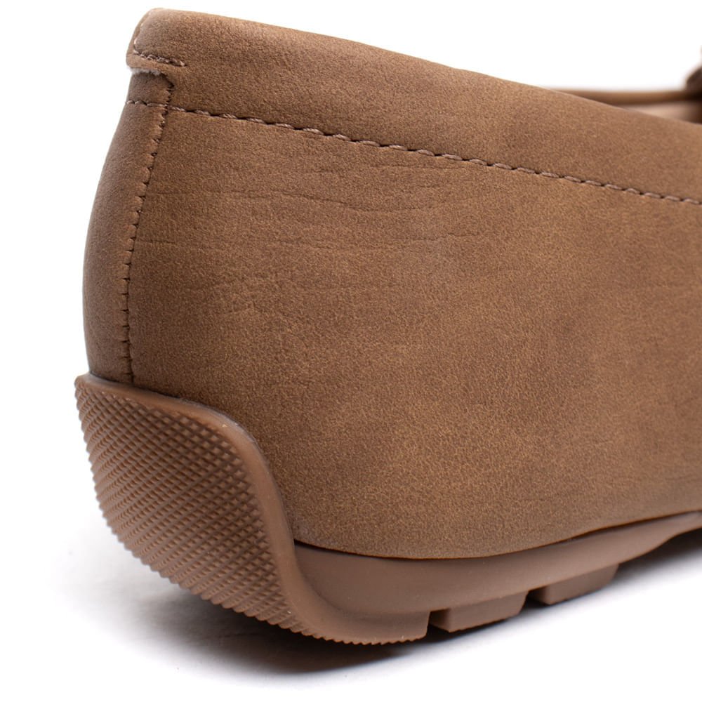 Mocassim Feminino Modare Napa Veluna Calce Fácil Marrom Marrom 6