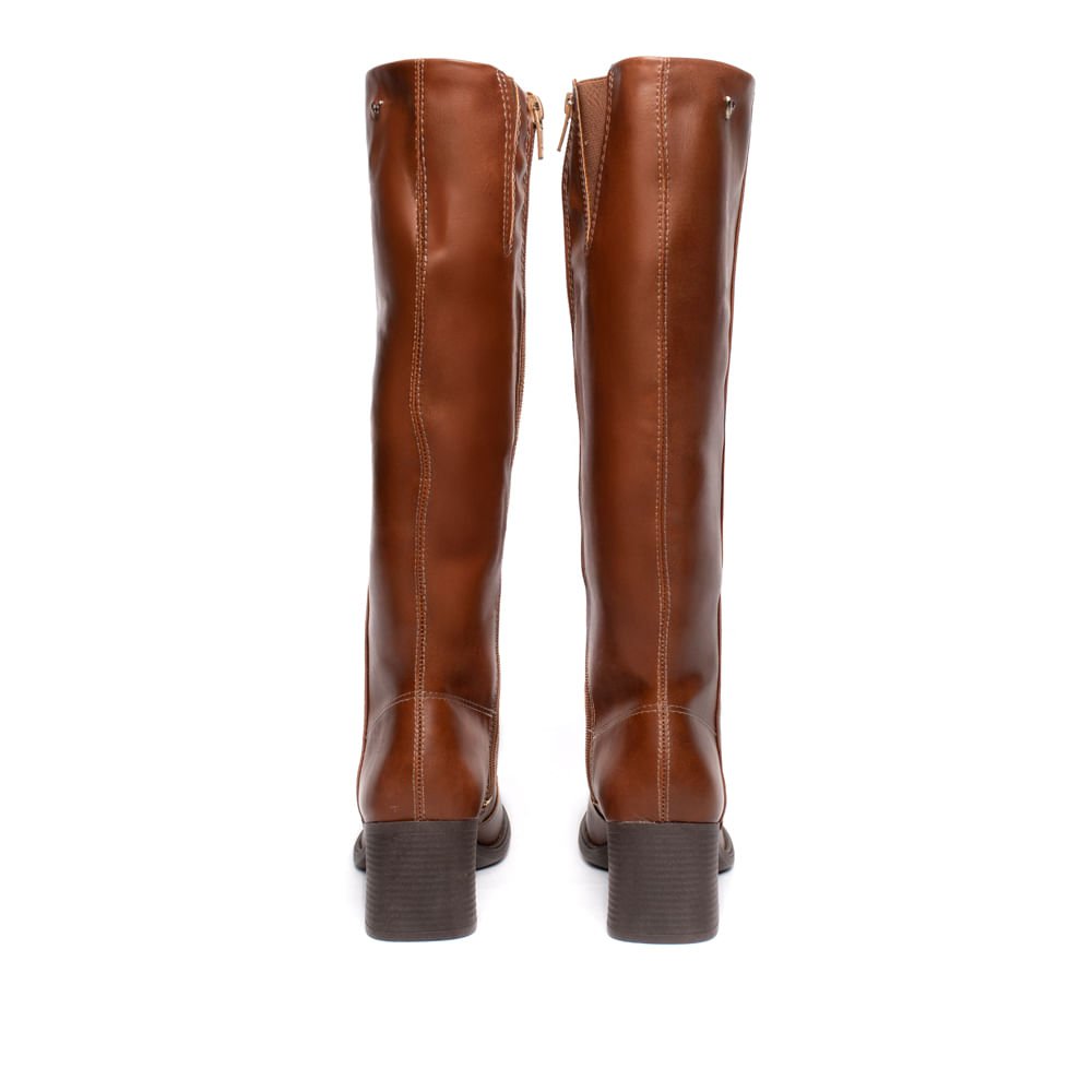 Bota Feminina Mississipi Cano Longo Napa Marrom Marrom 3