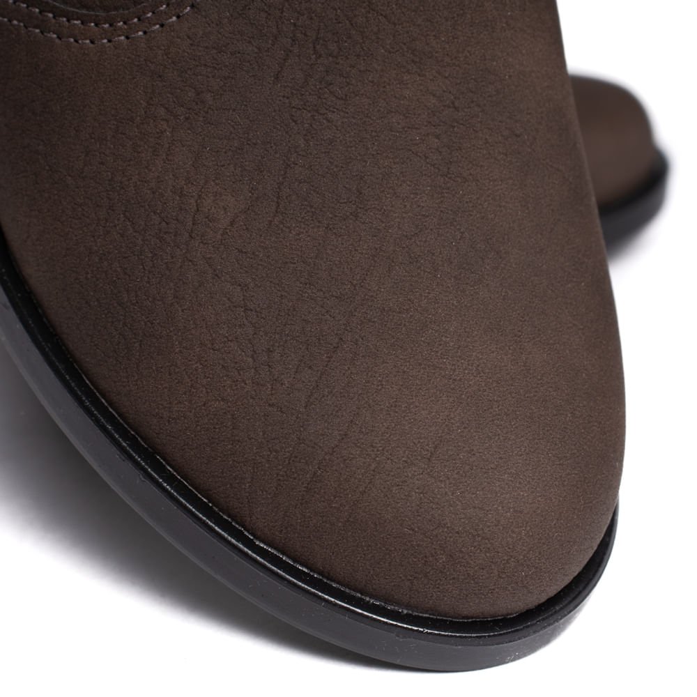 Bota Infantil Molekinha Cano Médio Marrom Escuro Marrom 5