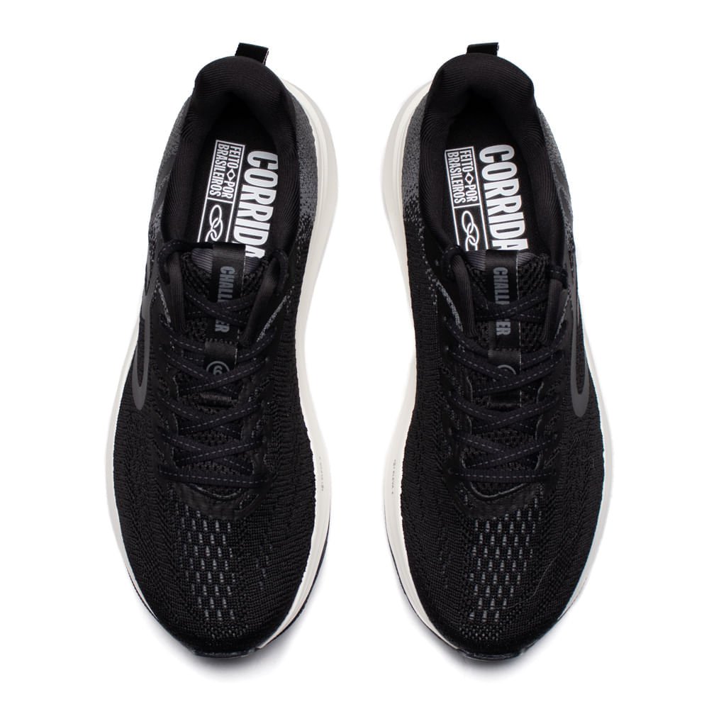 Tênis Masculino Olympikus Challenger 6 Corrida Preto/Cinza Preto 4