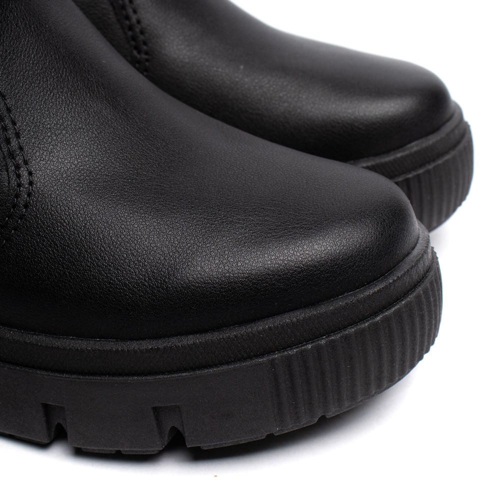 Bota Feminina Kolosh Cano Curto Tratorado Napa Preto Preto 6