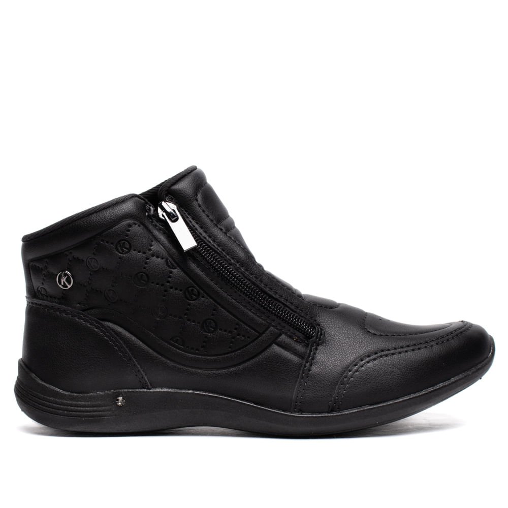 Tênis Feminino Kolosh Botinha Napa Preto