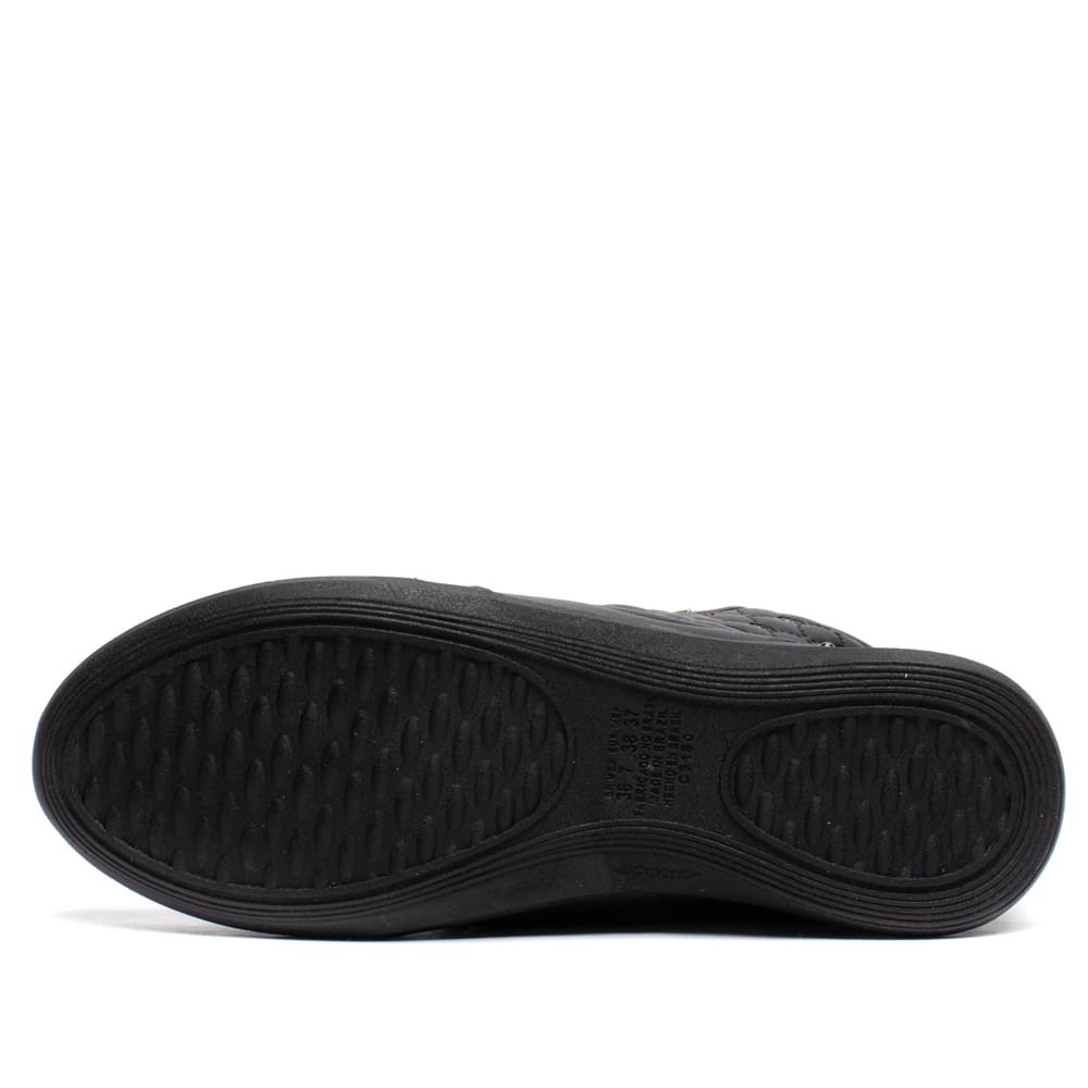Tênis Feminino Kolosh Botinha Napa Preto Preto 2