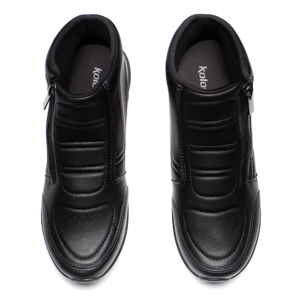 Tênis Feminino Kolosh Botinha Napa Preto Preto 4