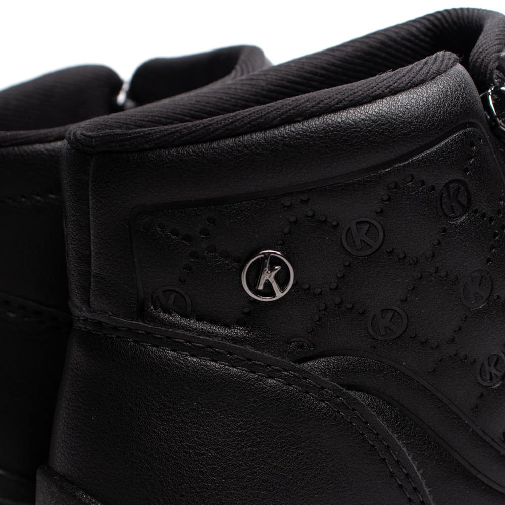 Tênis Feminino Kolosh Botinha Napa Preto Preto 6