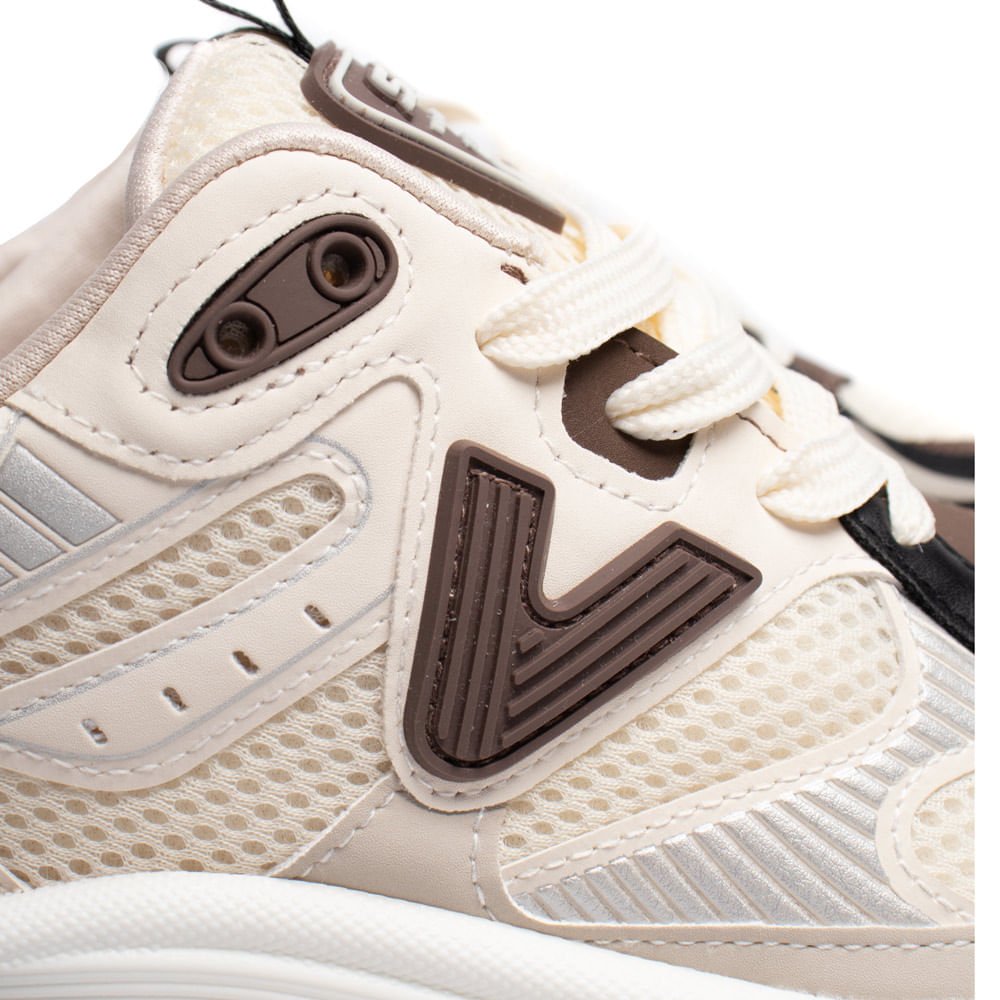 Tênis Feminino Via Marte Nobuck Estilo Marrom/Branco Marrom/Branco 5