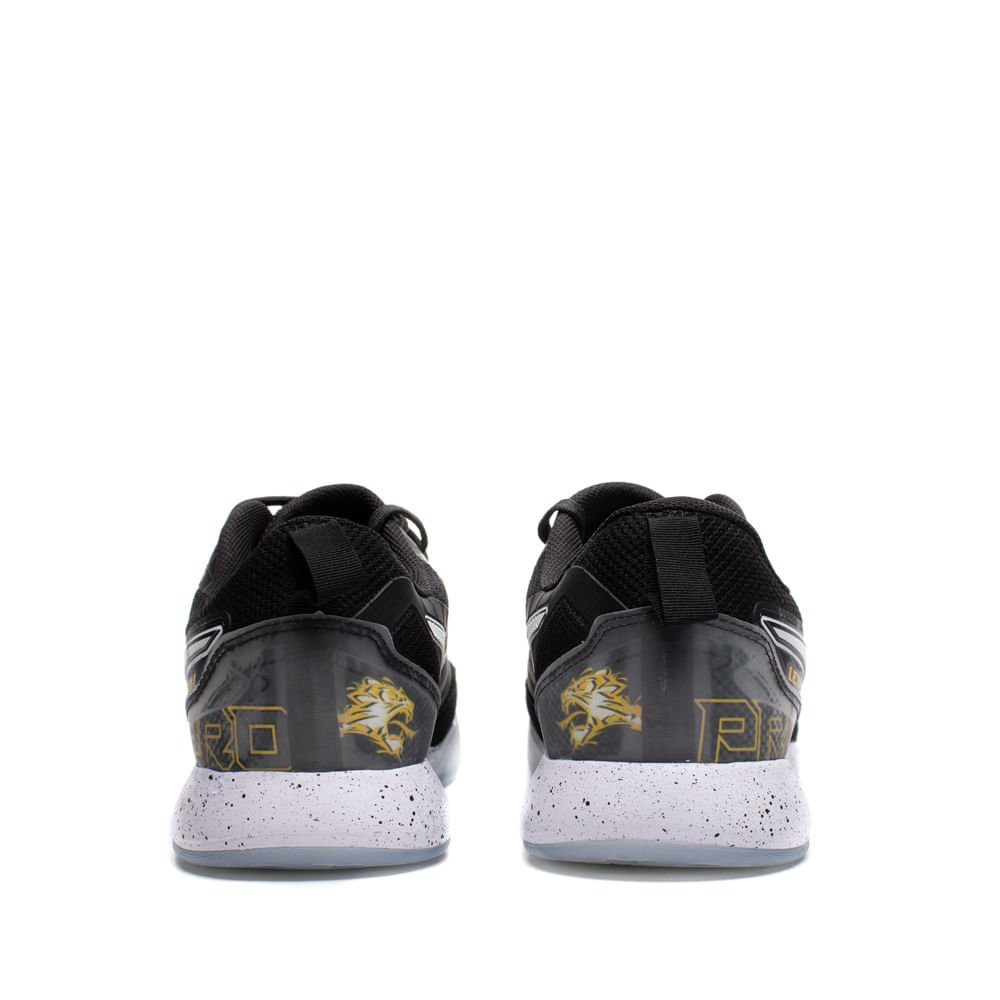 Chuteira Masculina Topper Futsal Lethal Preto/Amarelo Preto 3