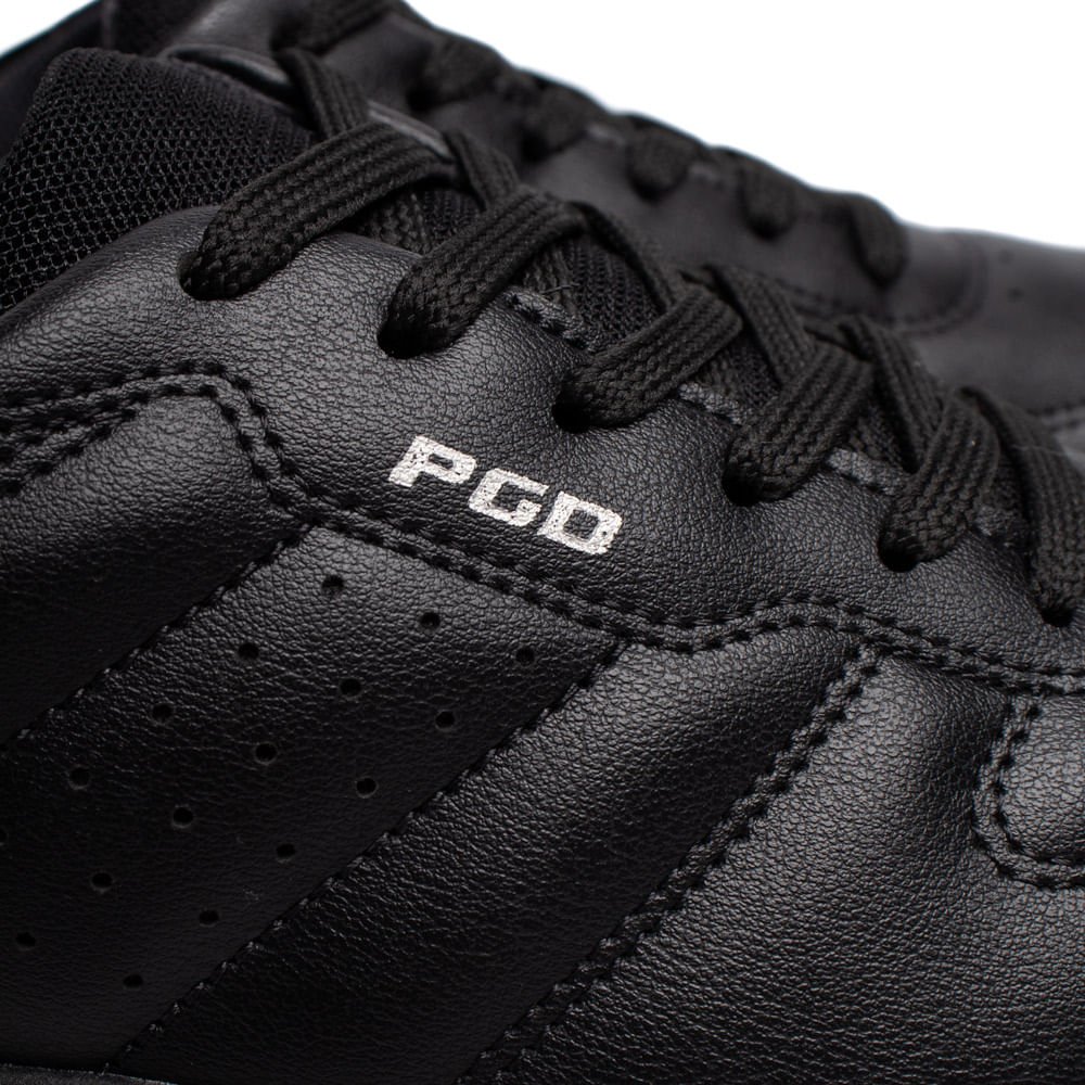 Sapatênis Masculino Pegada Casual Microfibra Preto Preto 6