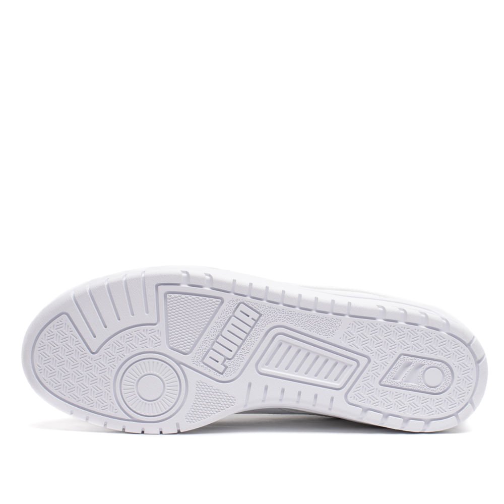 Tênis Masculino Puma Shuffle Downtown Casual Branco/Dourado Branco 2