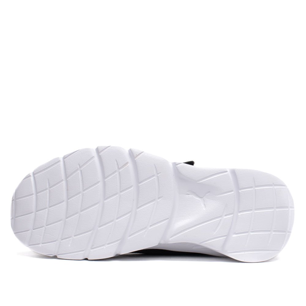 Tênis Infantil Puma FlexFocus Modern Casual Preto/Branco Preto/Branco 2