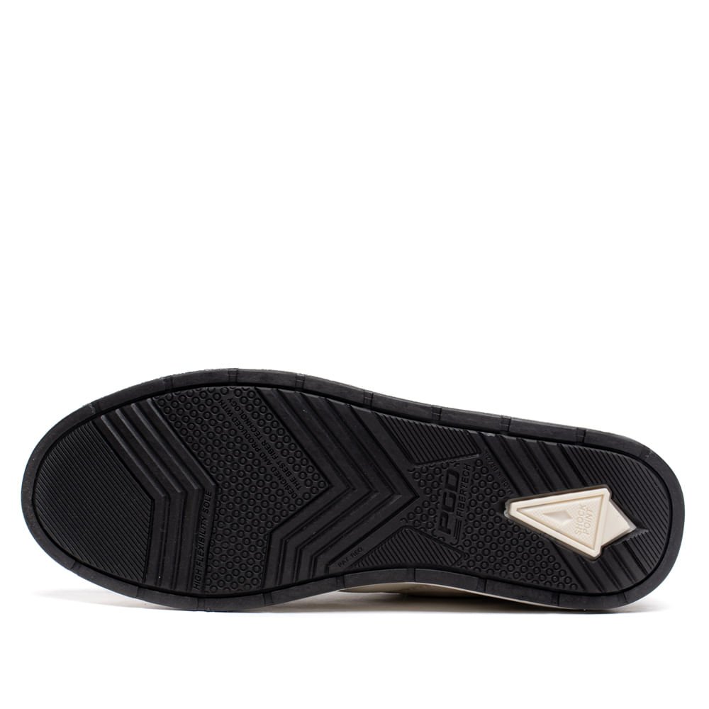 Sapatênis Masculino Pegada Microfibra Off White/Bege Bege 2