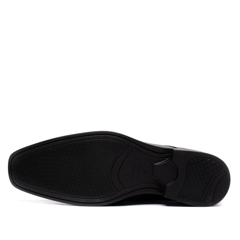 Sapato Masculino Democrata Unique Couro Social Preto Preto 2