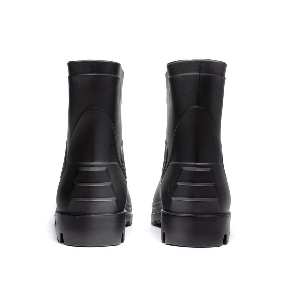 Bota Unissex Grendene Pega Forte Impermeável Preto Preto 3