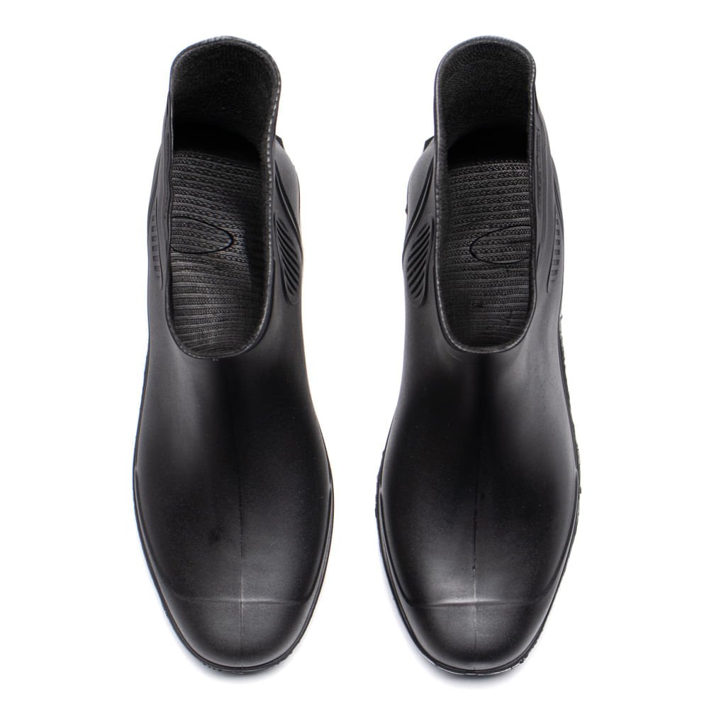 Bota Unissex Grendene Pega Forte Impermeável Preto Preto 4