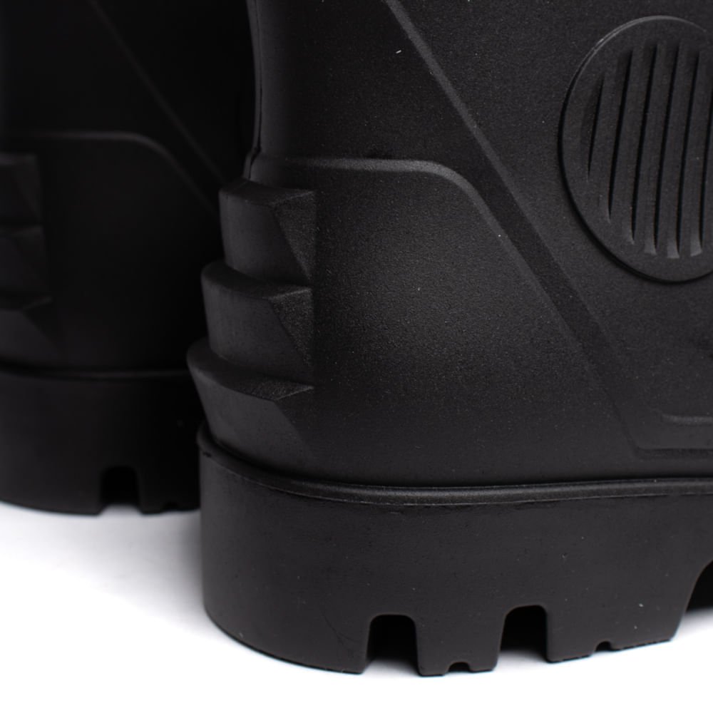 Bota Unissex Grendene Pega Forte Impermeável Preto Preto 5