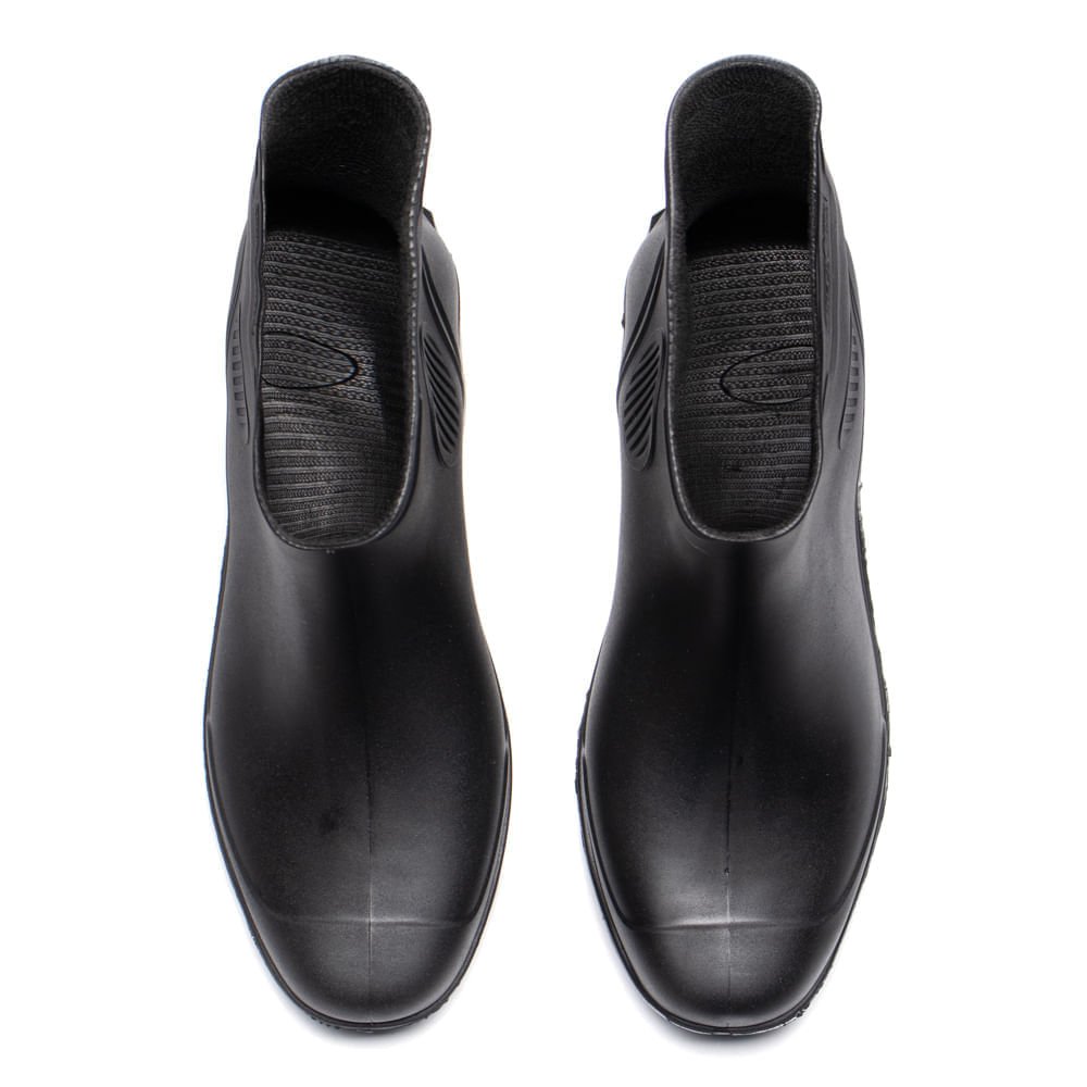 Bota Unissex Grendene Pega Forte Impermeável Preto Preto 4