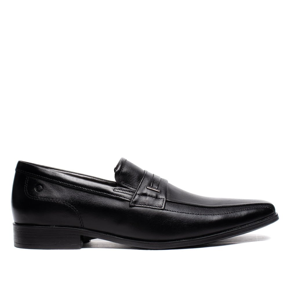 Sapato Masculino Democrata Unique Couro Elegante Preto