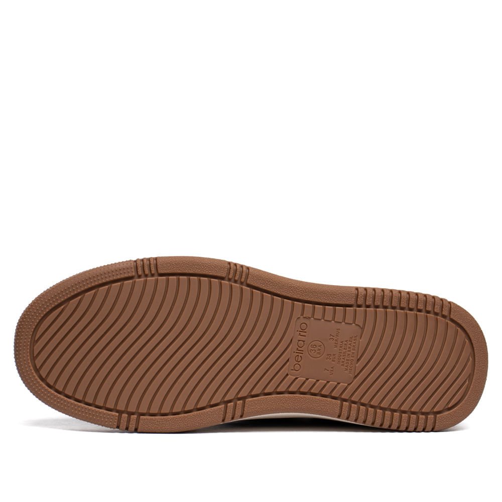 Tênis Feminino Beira Rio Camurção Pingente Marrom Marrom 2