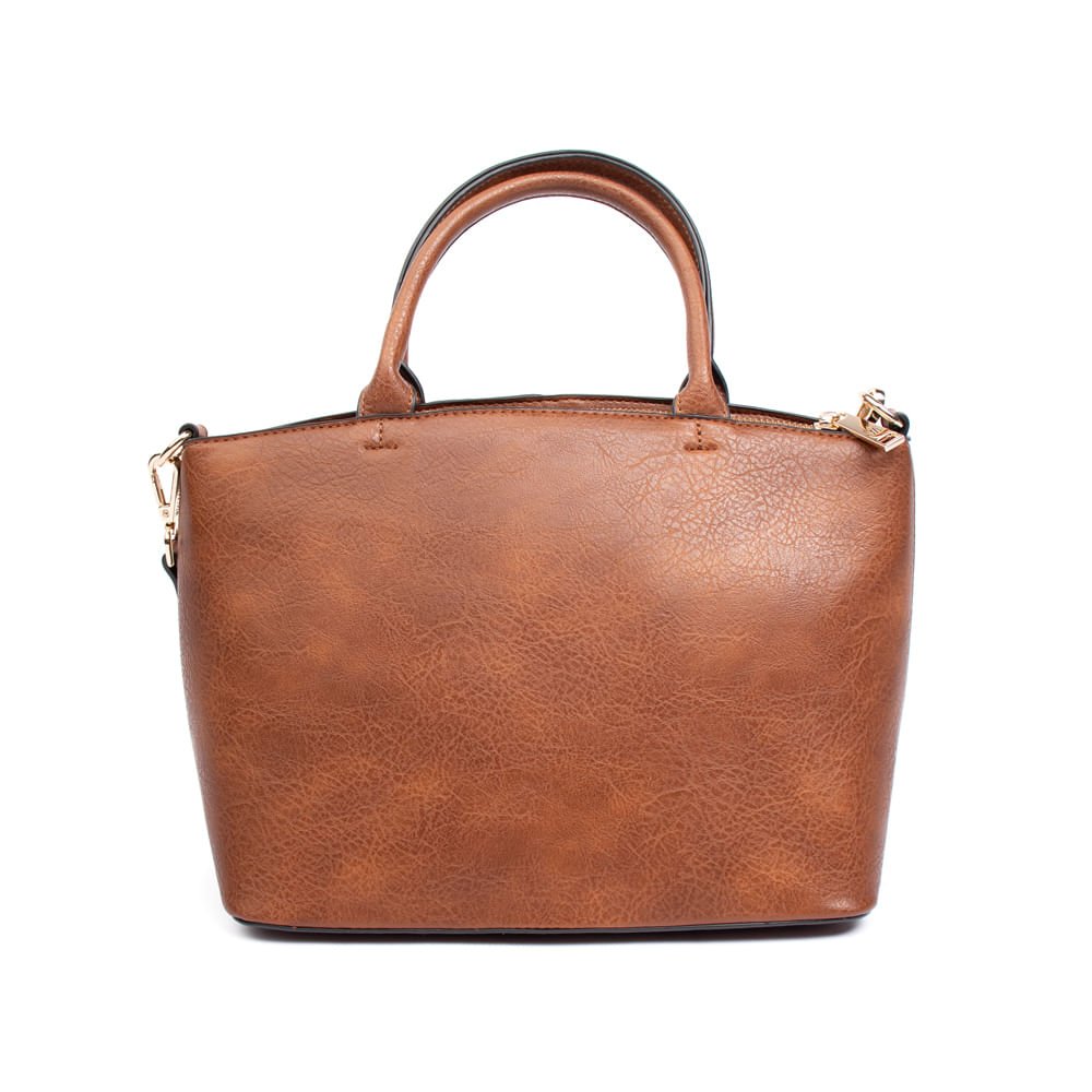 Bolsa Feminina WJ Tiracolo Média Burnished Marrom Marrom 2
