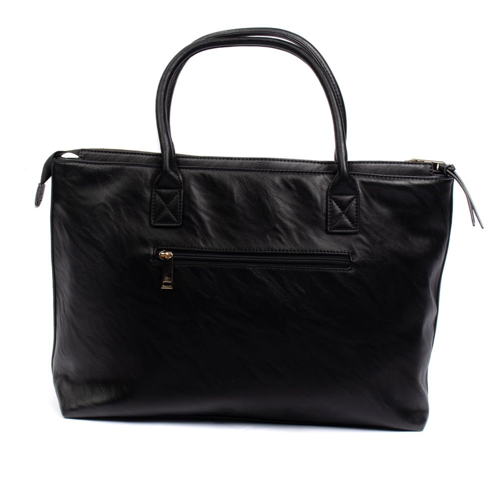 Bolsa Feminina WJ Tiracolo Grande Notebook Preto Preto 2