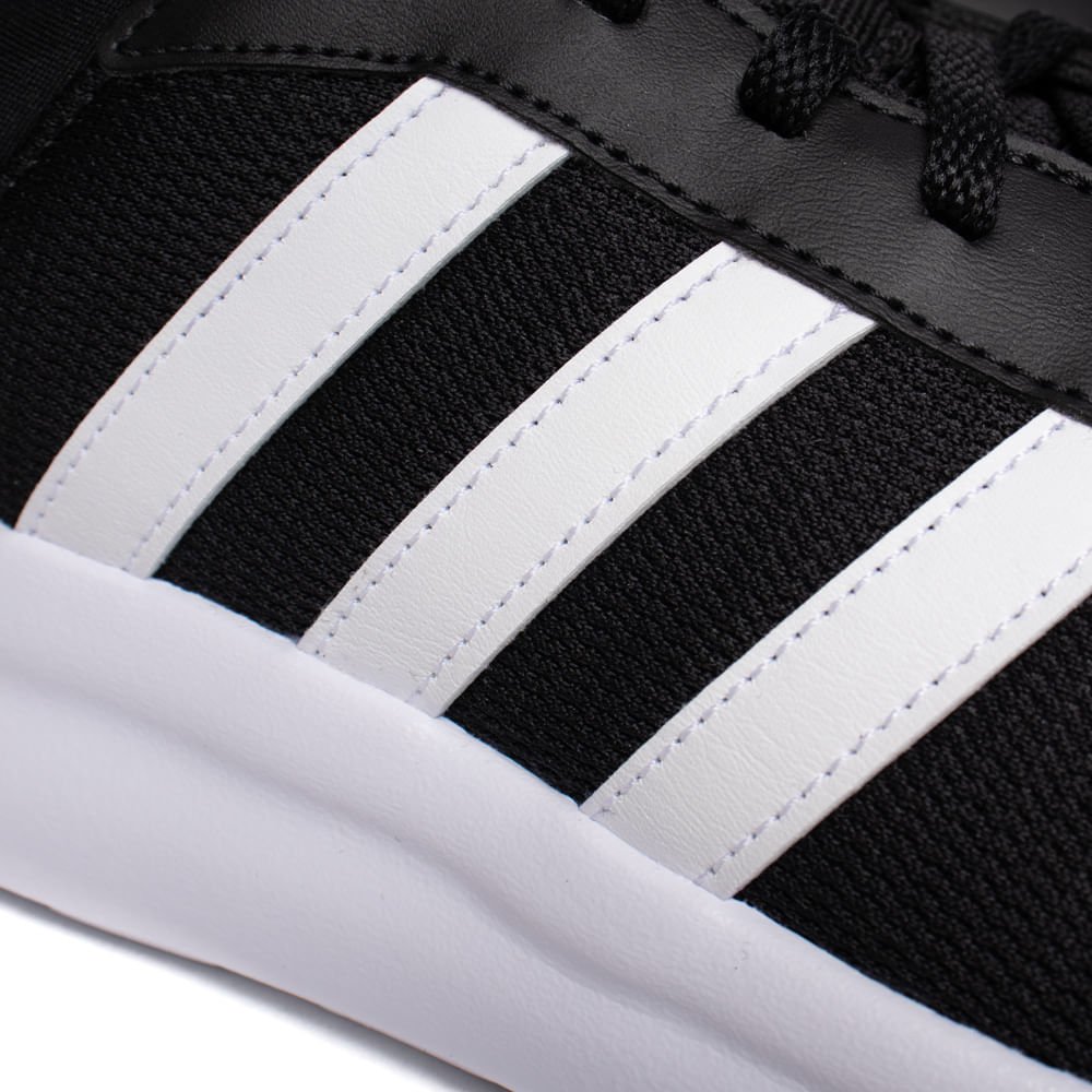 Tênis Masculino Adidas Lite Racer 4.0 Preto/Branco Preto/Branco 6