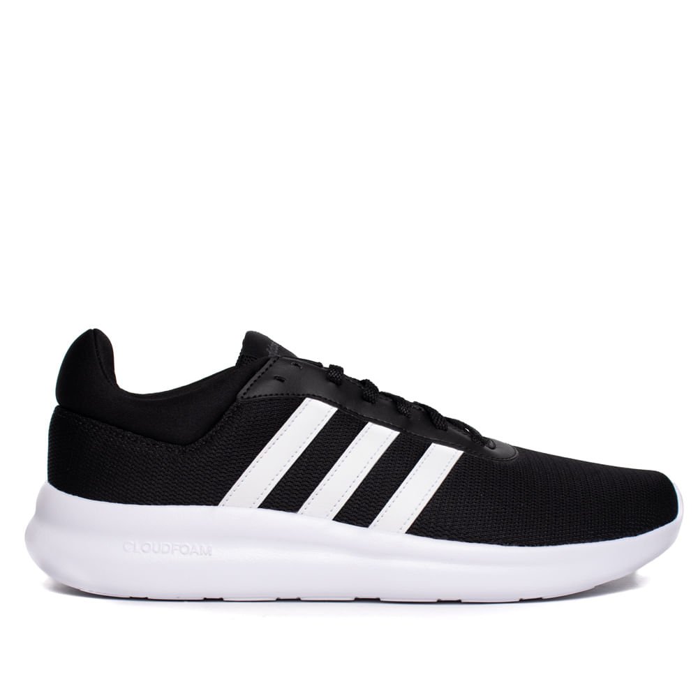 Tênis Masculino Adidas Lite Racer 4.0 Preto/Branco