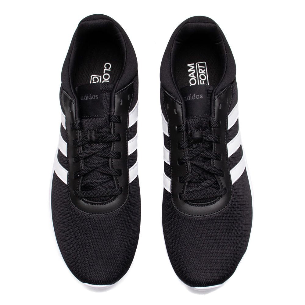 Tênis Masculino Adidas Lite Racer 4.0 Preto/Branco Preto/Branco 4