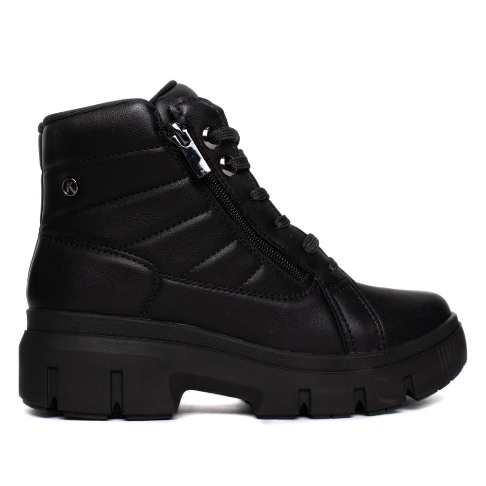 Coturno Feminino Kolosh Napa Tratorado Preto