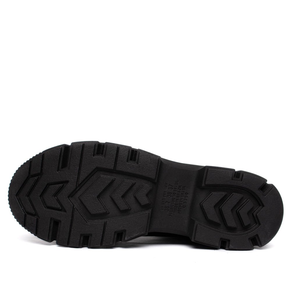 Coturno Feminino Kolosh Napa Tratorado Preto Preto 2