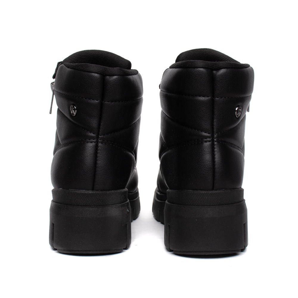 Coturno Feminino Kolosh Napa Tratorado Preto Preto 3