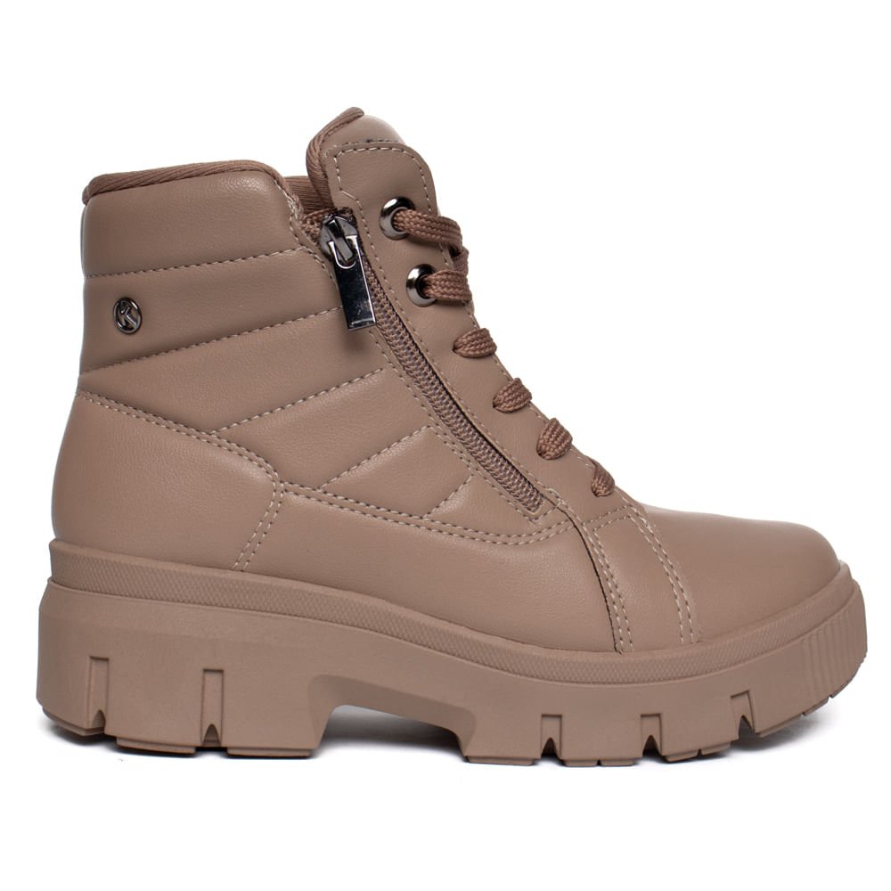 Coturno Feminino Kolosh Napa Tratorado Marrom Claro