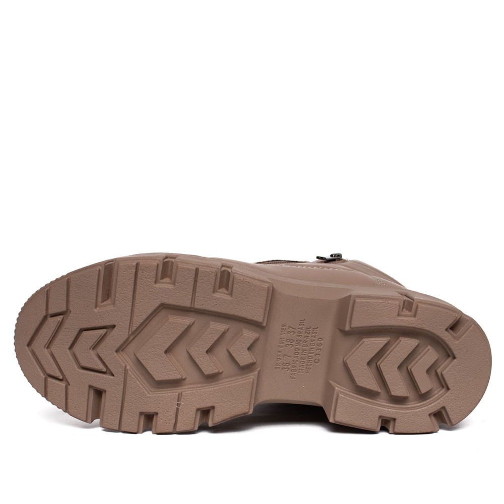 Coturno Feminino Kolosh Napa Tratorado Marrom Claro Marrom 2