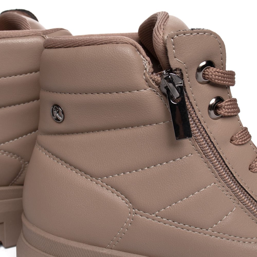 Coturno Feminino Kolosh Napa Tratorado Marrom Claro Marrom 5