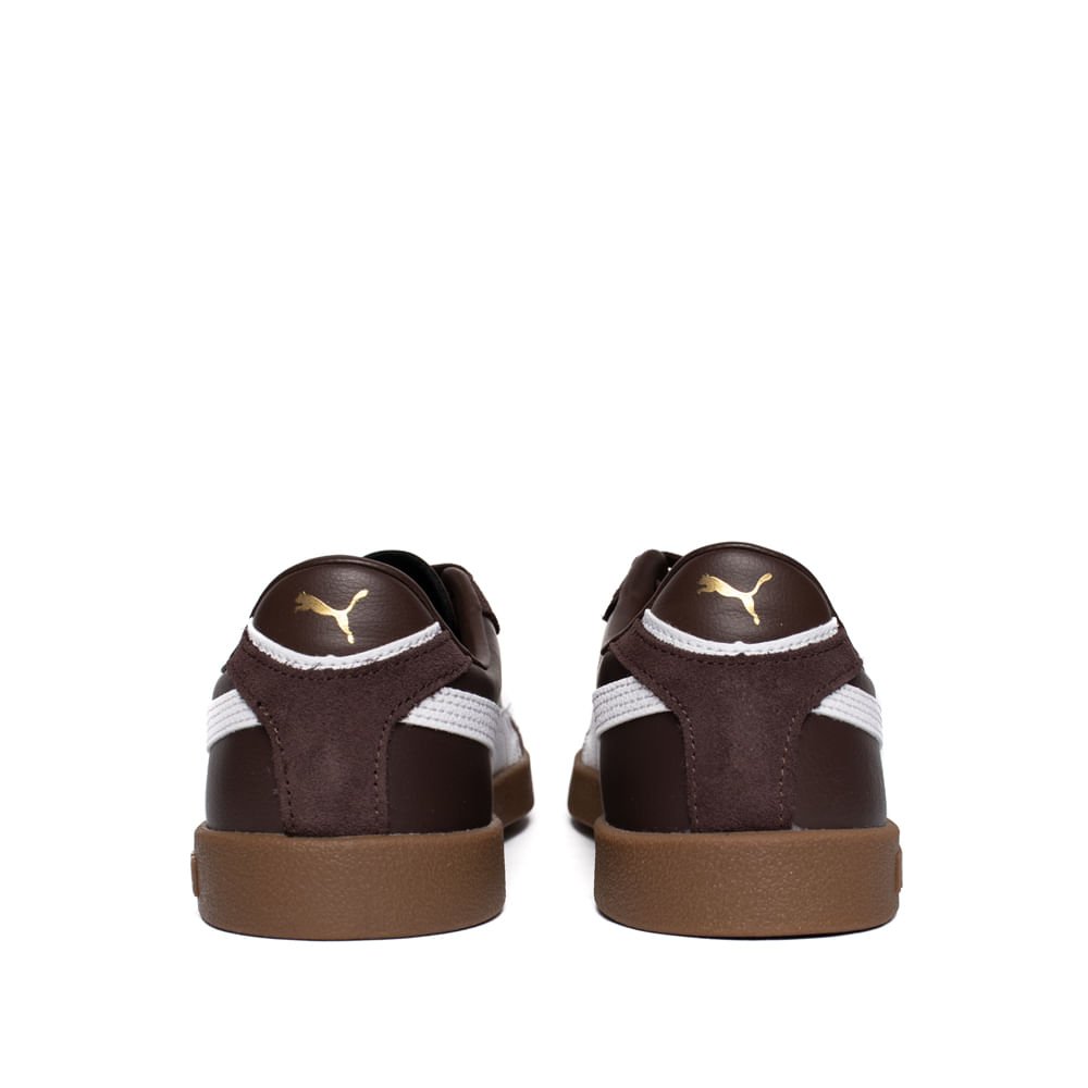 Tênis Masculino Puma Club II Era Casual Marrom/Dourado Marrom 3