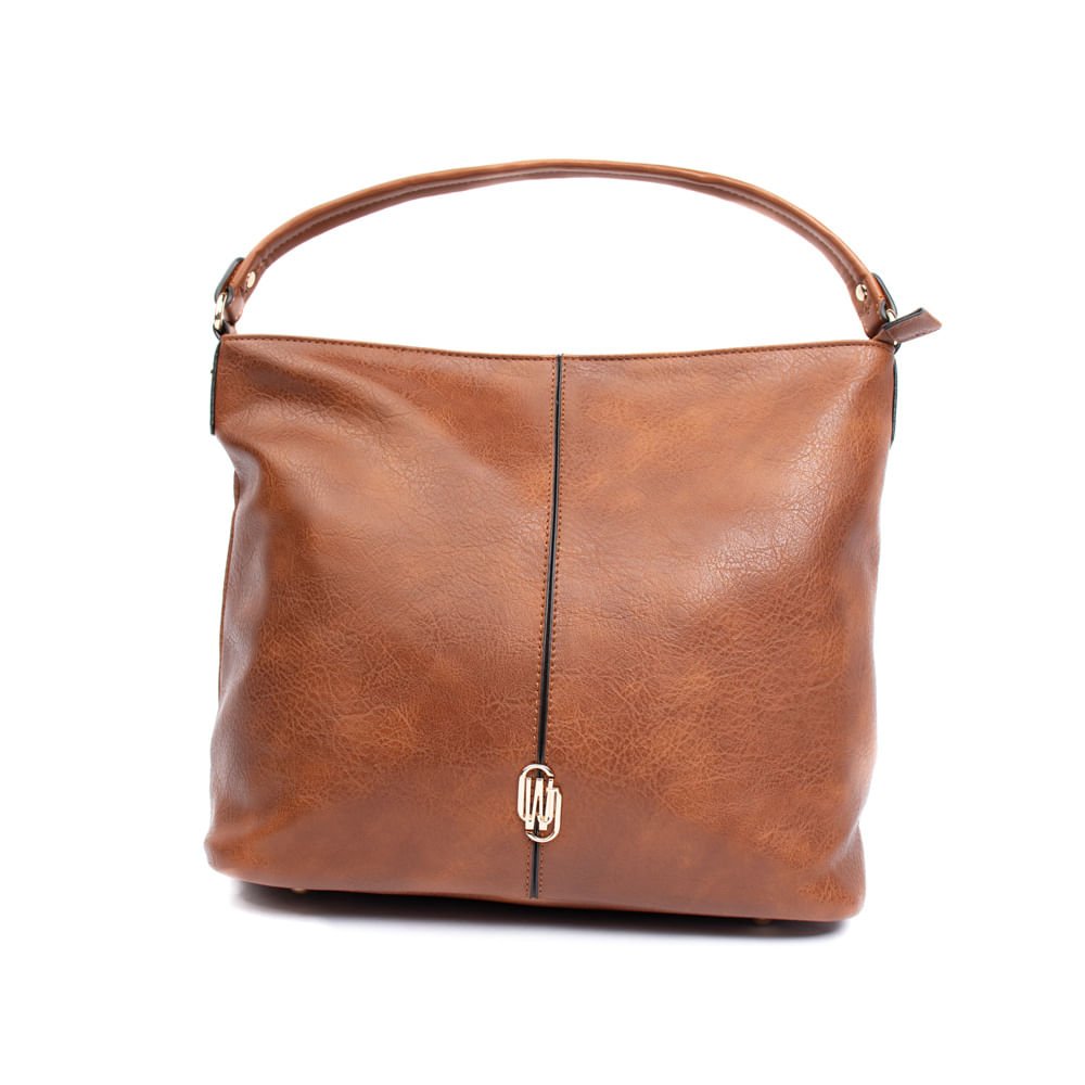 Bolsa Feminina WJ Tote Grande Burnised Caramelo