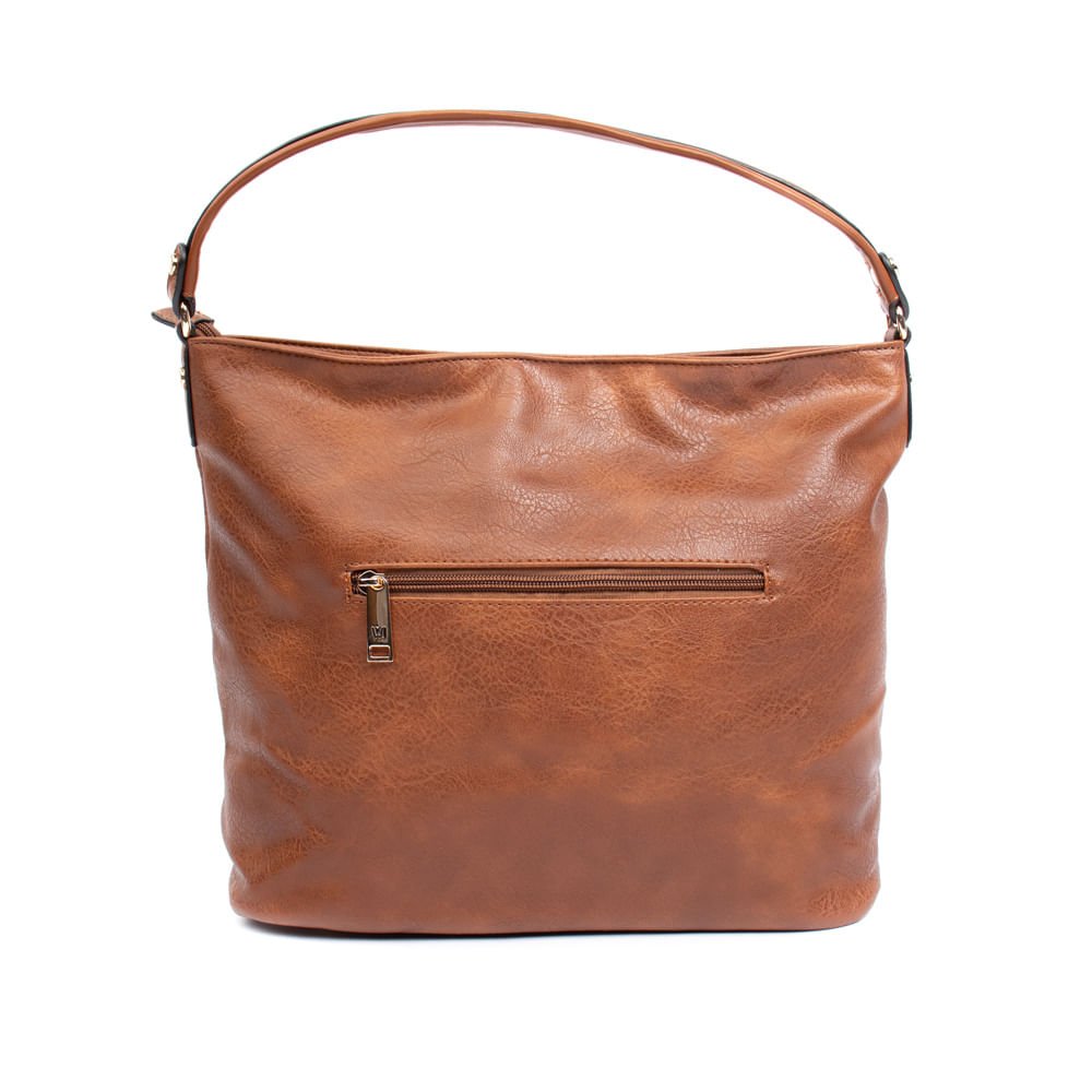 Bolsa Feminina WJ Tote Grande Burnised Caramelo Caramelo 2