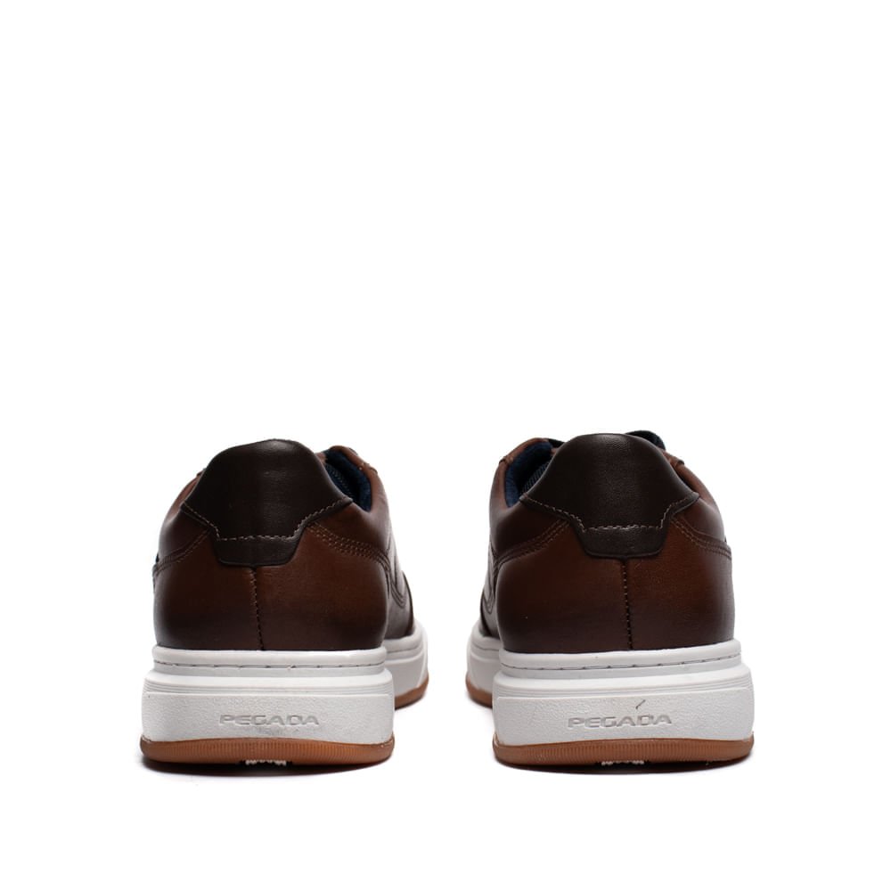 Sapato Masculino Pegada Stretch Social Couro Marrom Marrom 3