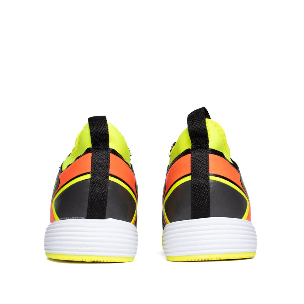 Chuteira Infantil Penalty Futsal Evolution Laranja/Verde Preto 3