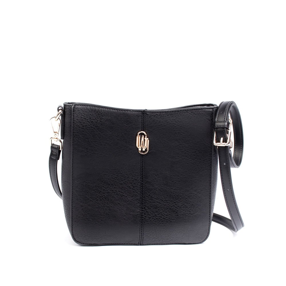 Bolsa Feminina WJ Transversal Média Preto